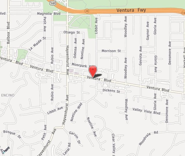 Location Map: 16311 Ventura Boulevard Encino, CA 91436